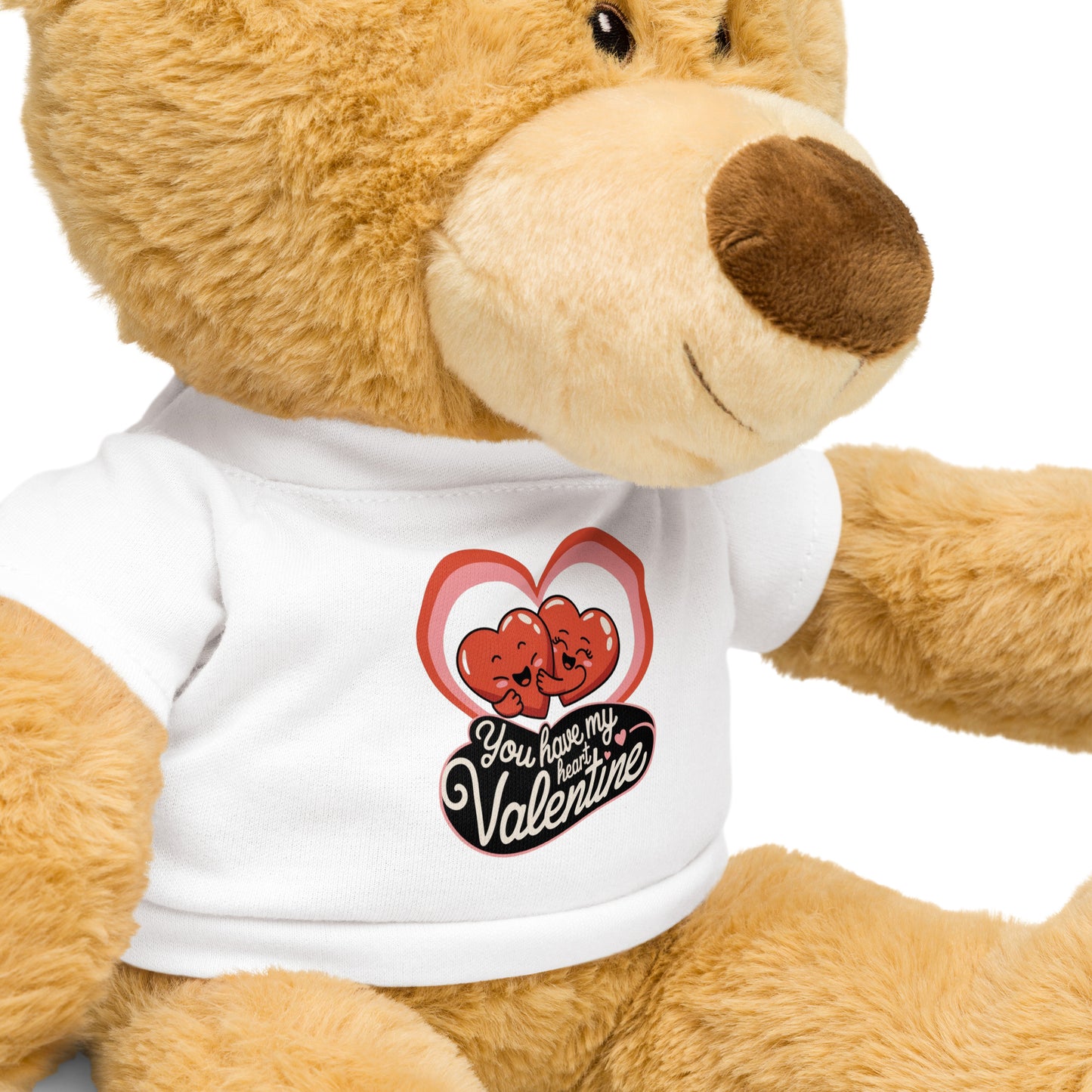 You Have My Heart Valentine Teddy Bear With A T-Shirt